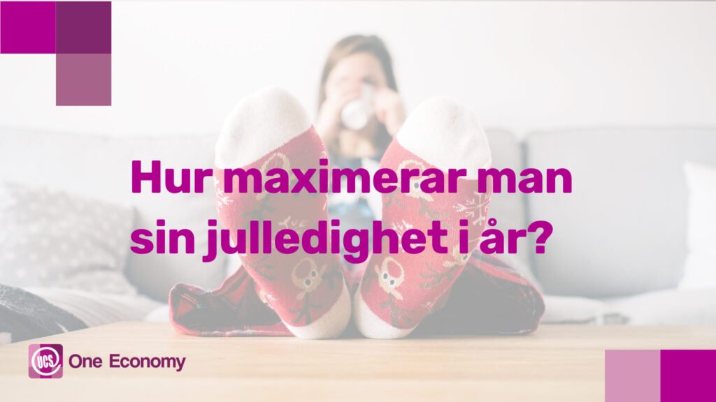 Maximera julledighet - inlägg
