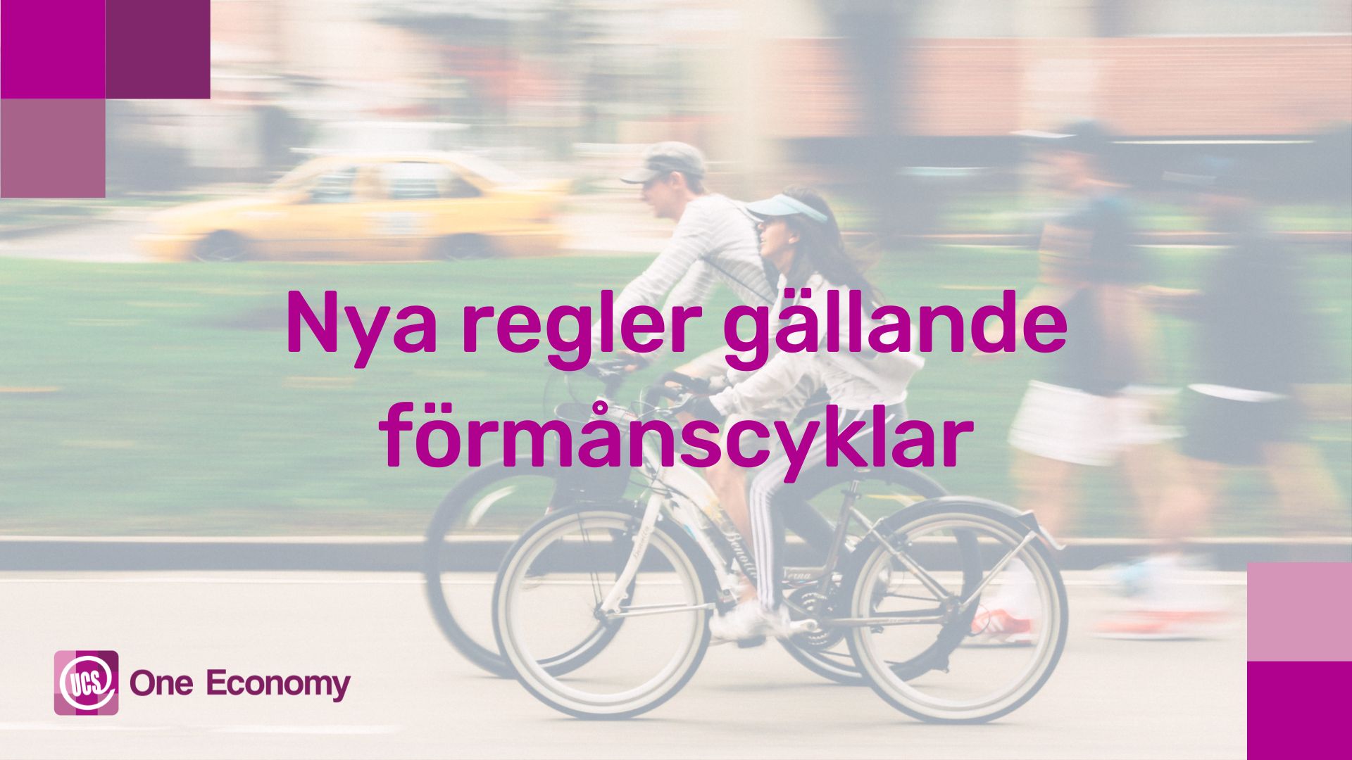 Nya regler för förmånscykel